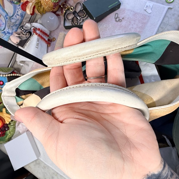 Bally vtg. Leather Market Bag - Picture 6 of 10